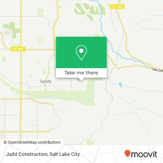 Judd Construction map