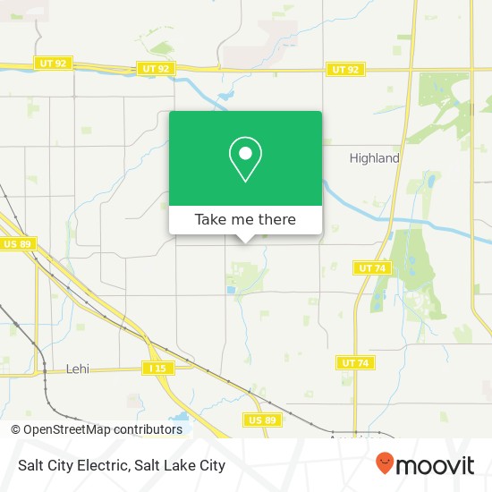 Salt City Electric map