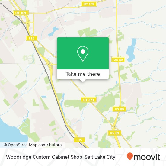 Woodridge Custom Cabinet Shop map