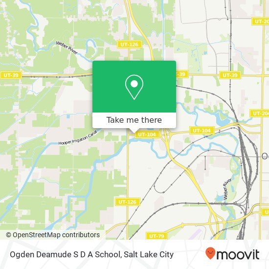 Ogden Deamude S D A School map