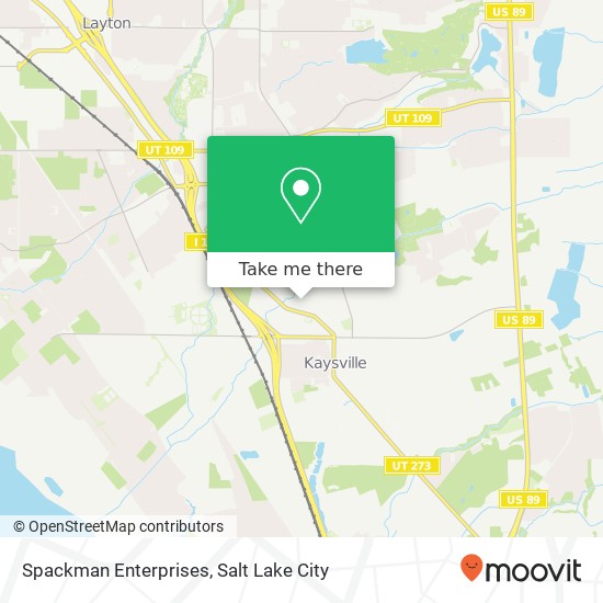 Spackman Enterprises map