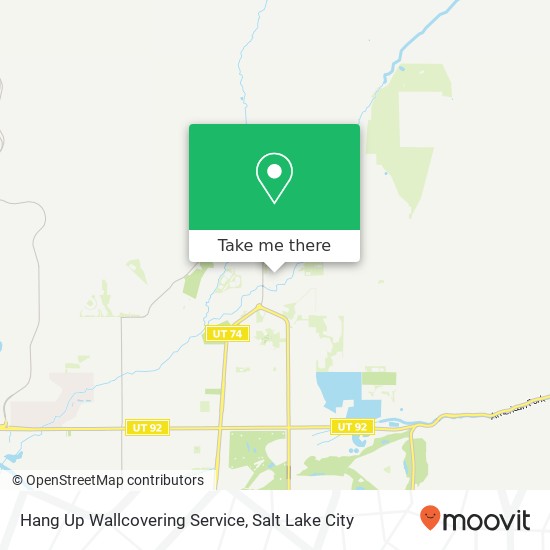 Hang Up Wallcovering Service map