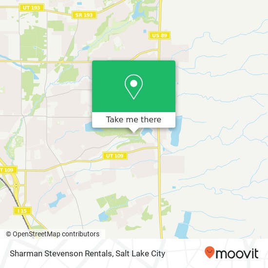 Mapa de Sharman Stevenson Rentals