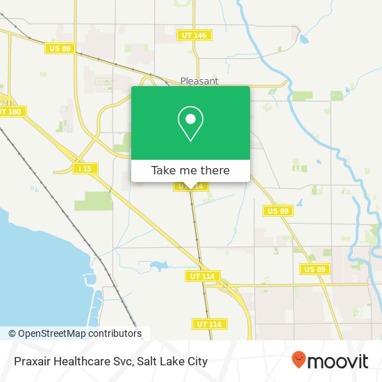 Praxair Healthcare Svc map