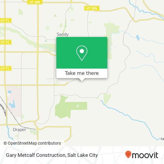 Gary Metcalf Construction map