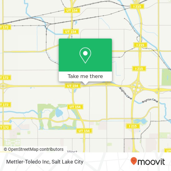 Mettler-Toledo Inc map