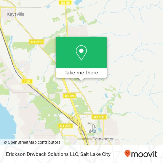 Mapa de Erickson Drwback Solutions LLC