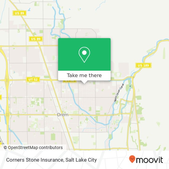 Corners Stone Insurance map