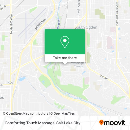 Comforting Touch Massage map