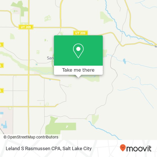 Leland S Rasmussen CPA map