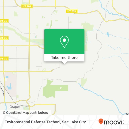 Mapa de Environmental Defense Technol