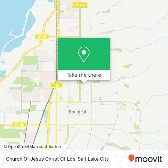 Mapa de Church Of Jesus Christ Of Lds