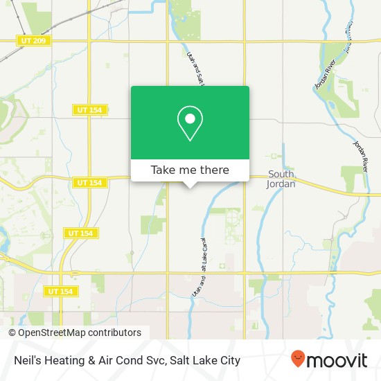 Neil's Heating & Air Cond Svc map