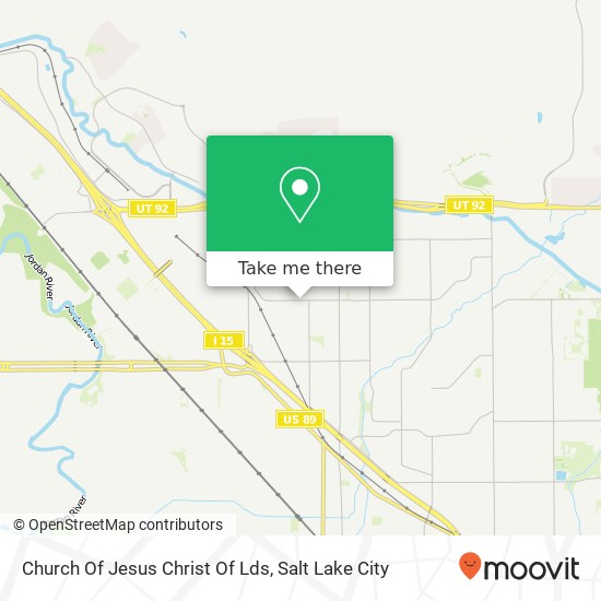 Mapa de Church Of Jesus Christ Of Lds