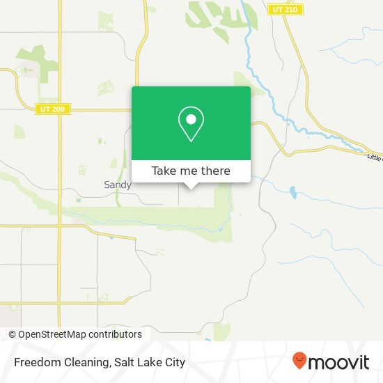 Freedom Cleaning map