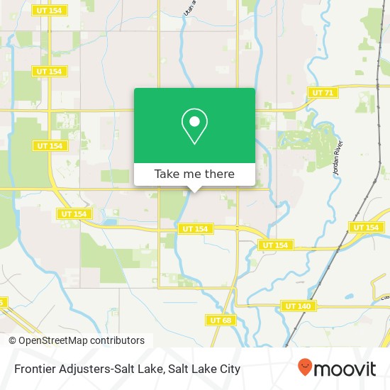 Frontier Adjusters-Salt Lake map