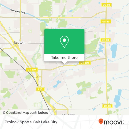 Prolook Sports map