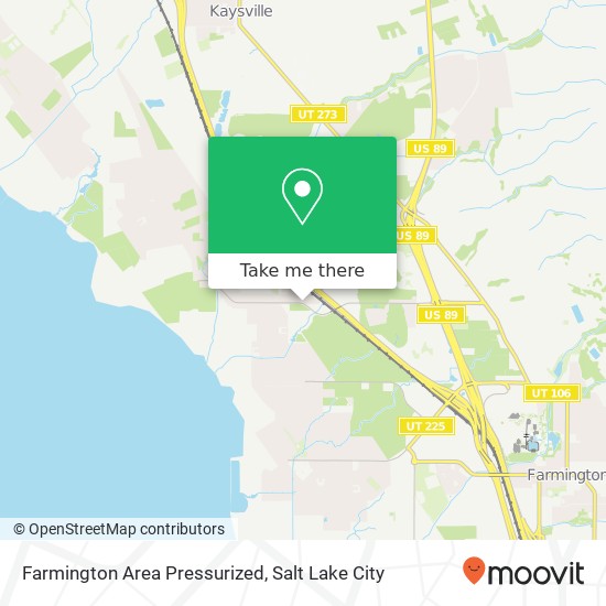 Mapa de Farmington Area Pressurized