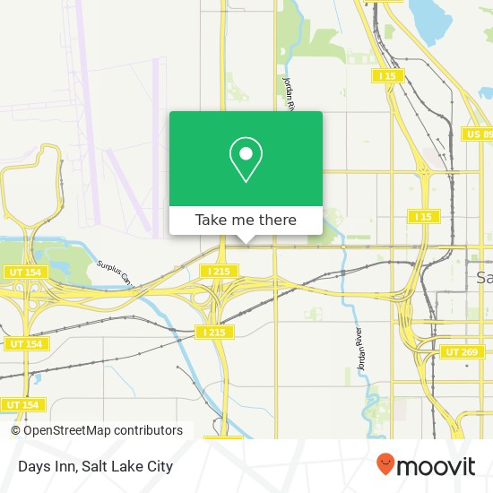 Days Inn map