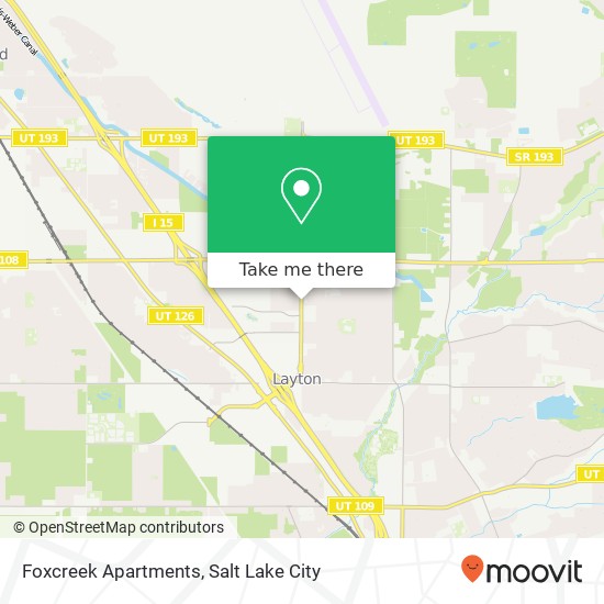 Foxcreek Apartments map