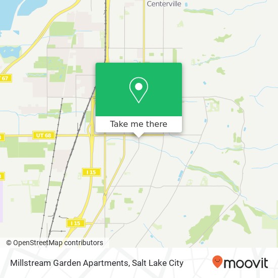 Millstream Garden Apartments map