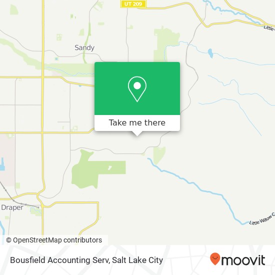 Bousfield Accounting Serv map