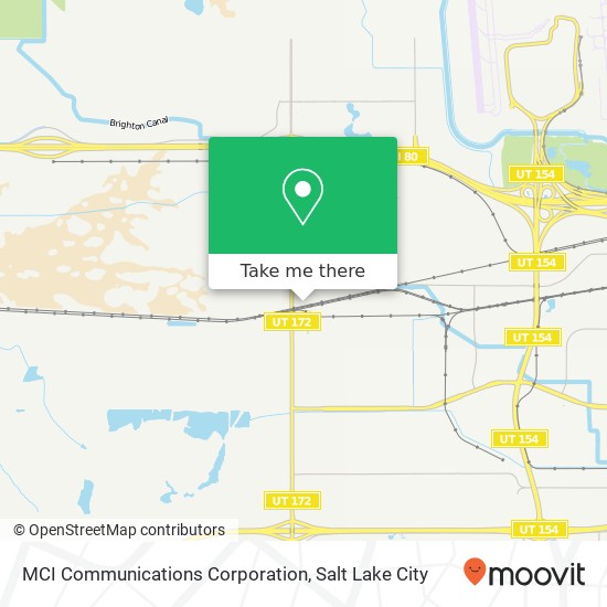 MCI Communications Corporation map