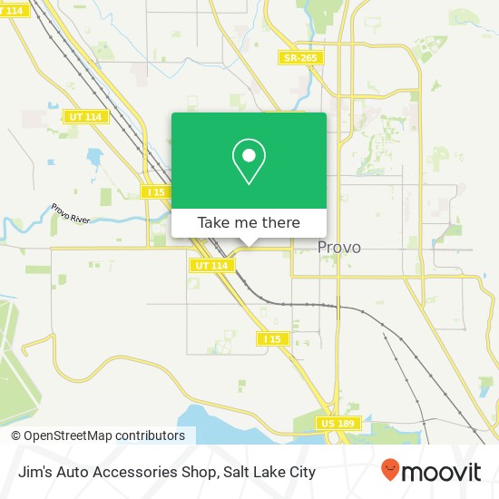 Mapa de Jim's Auto Accessories Shop