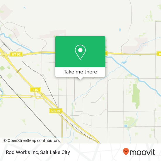 Rod Works Inc map