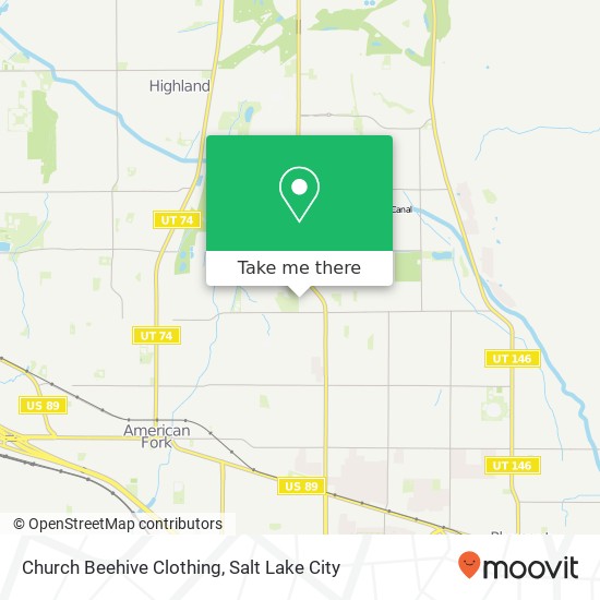 Church Beehive Clothing map