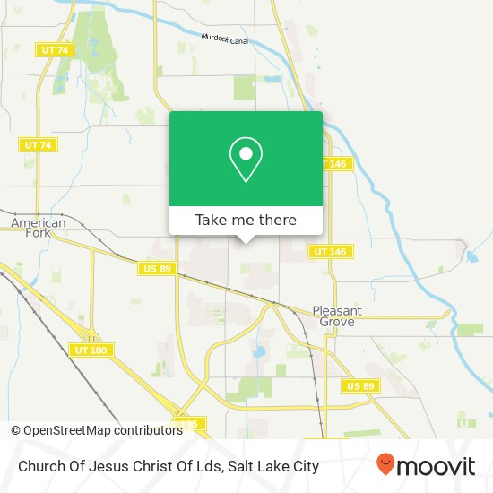 Mapa de Church Of Jesus Christ Of Lds