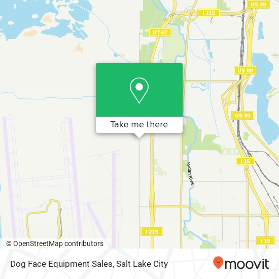 Dog Face Equipment Sales map