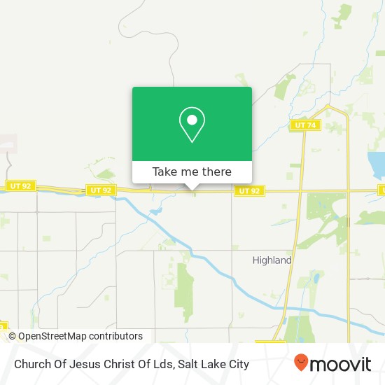 Mapa de Church Of Jesus Christ Of Lds