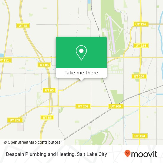 Despain Plumbing and Heating map