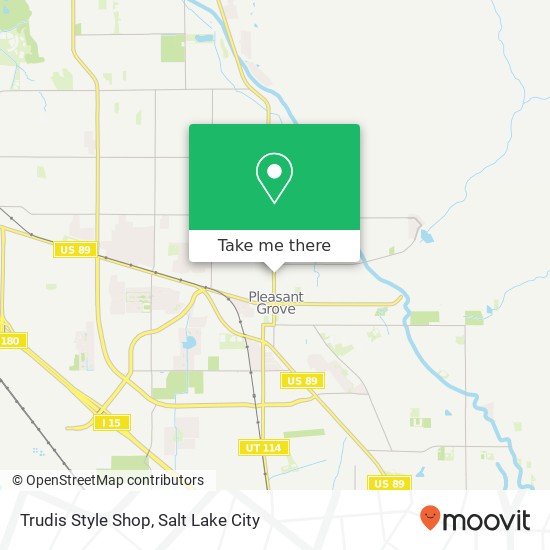 Trudis Style Shop map