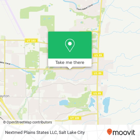 Mapa de Nextmed Plains States LLC