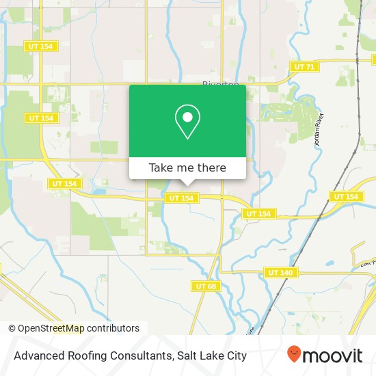 Advanced Roofing Consultants map