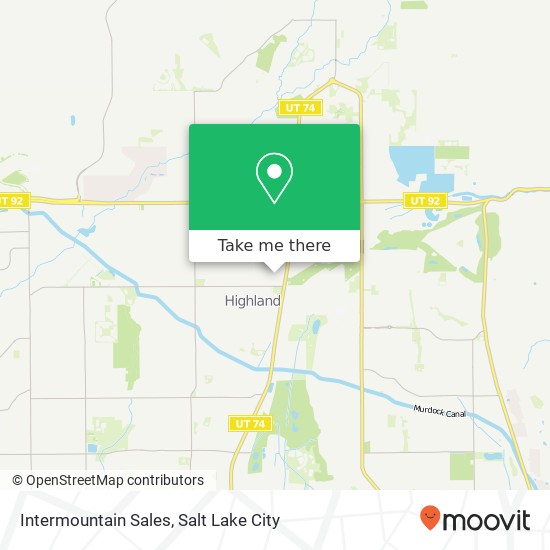 Intermountain Sales map