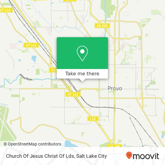 Mapa de Church Of Jesus Christ Of Lds