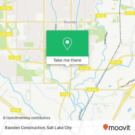 Bawden Construction map