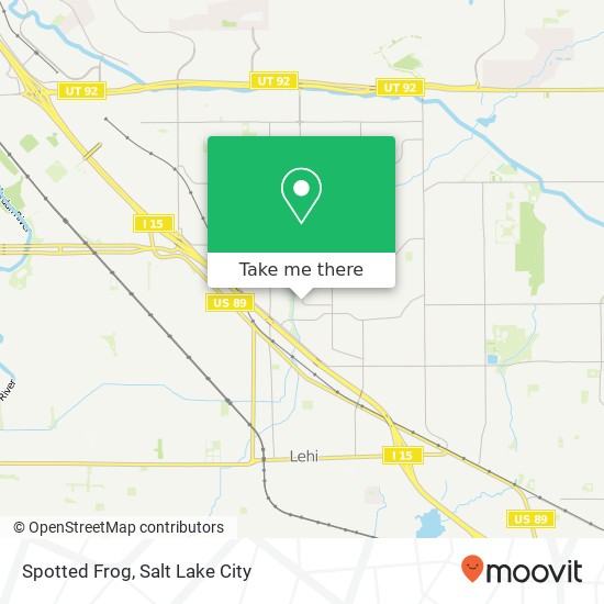 Spotted Frog map