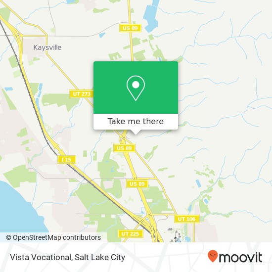 Vista Vocational map