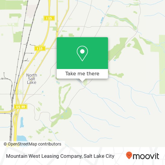 Mapa de Mountain West Leasing Company