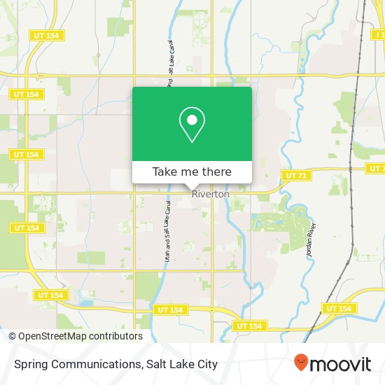 Spring Communications map