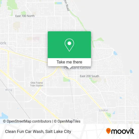 Clean Fun Car Wash map
