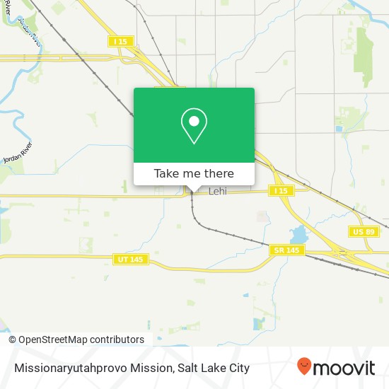 Mapa de Missionaryutahprovo Mission
