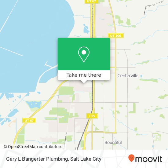 Gary L Bangerter Plumbing map