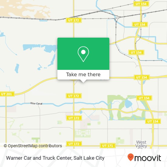 Mapa de Warner Car and Truck Center