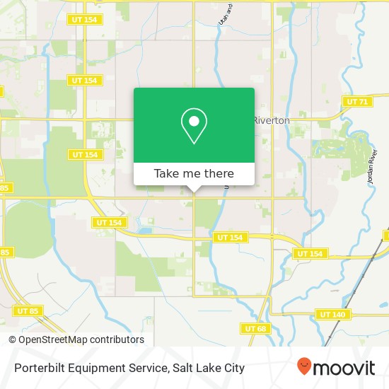 Porterbilt Equipment Service map