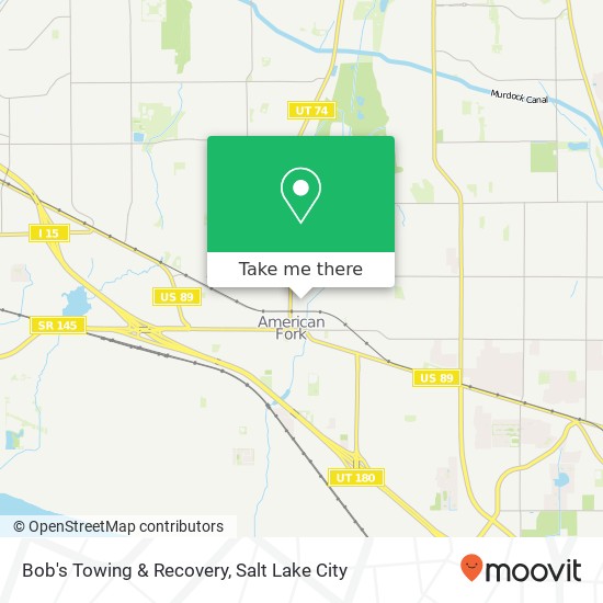 Mapa de Bob's Towing & Recovery